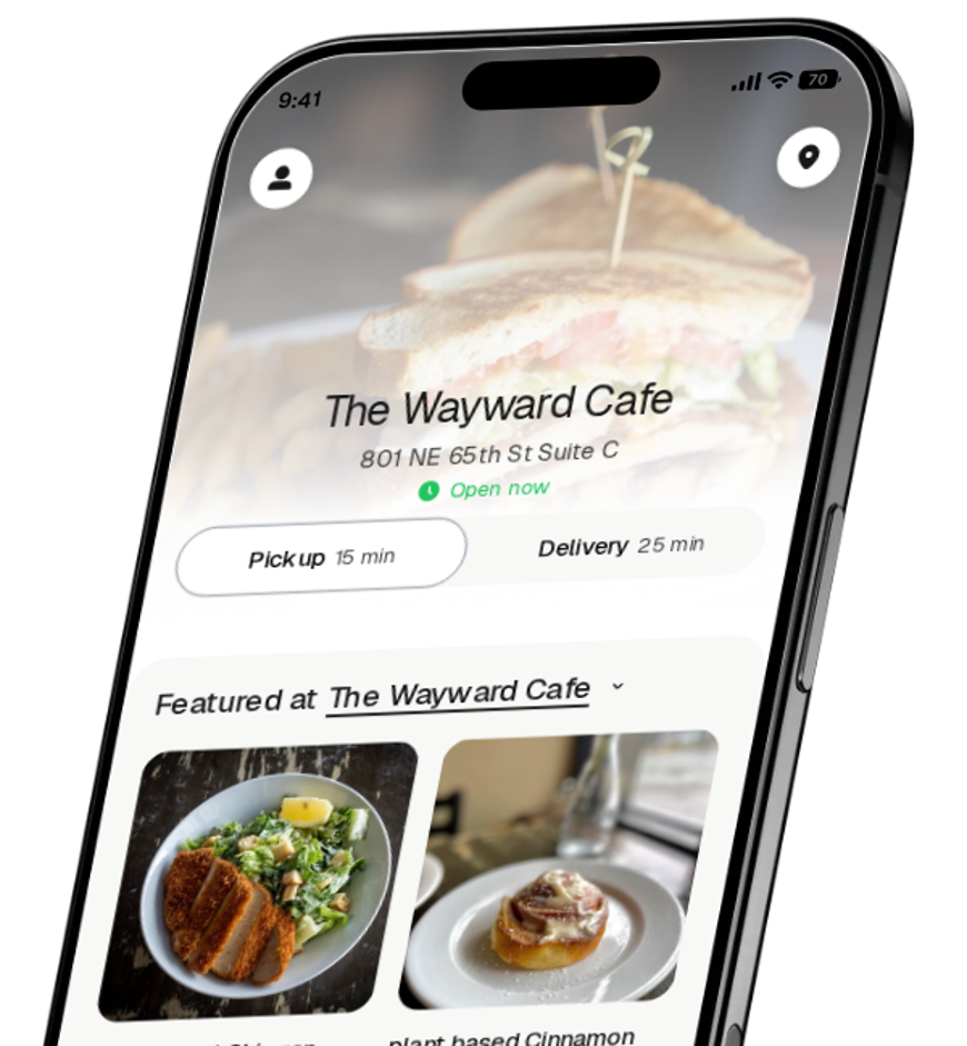 The Wayward Cafe app preview