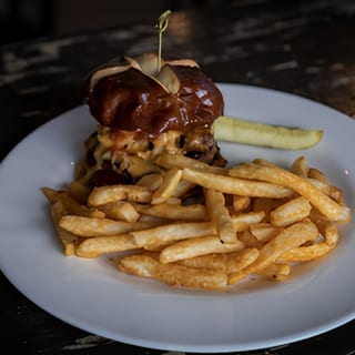 plant based BBQ Burger