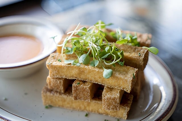 Plant based Tofu Fries.