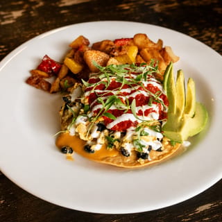 plant based huevos rancheros
