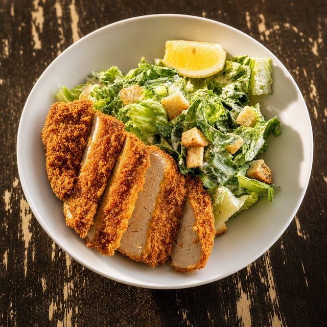 Plant based Chiggen Caesar.