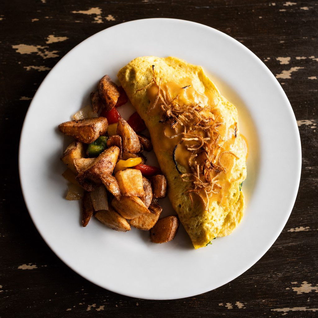 Plant based Very Veggie Omelet.
