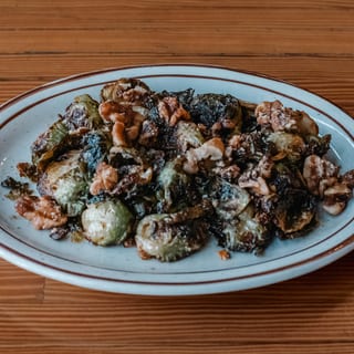 plant based Truffle Brussel Sprouts