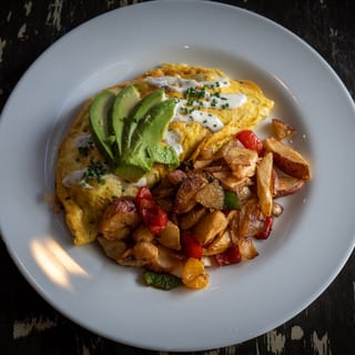 plant based Sunshine Omelet