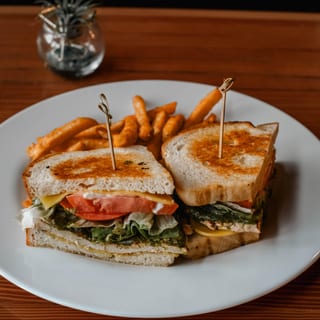 plant based Chiggen Pesto Sandwich