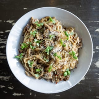 plant based Mushroom Pasta