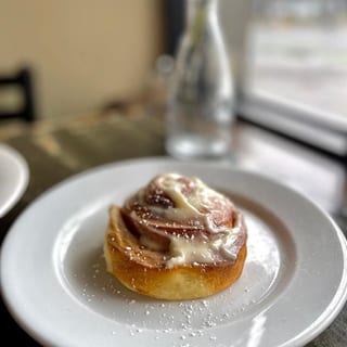 plant based Cinnamon Roll